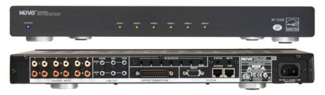 NuVo Essentia 6-Source, 6-zone Audio Distribution System, Amp Only
