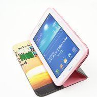 Tab 4 7.0 Case, Firefish Damage Resistance Case Premium PU Leather Wallet Card Slots Kickstand Feature Case for... N264