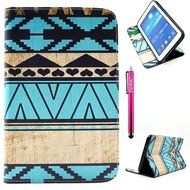 Tab 4 7.0 Case, Firefish Damage Resistance Case Premium PU Leather Wallet Card Slots Kickstand Feature Case for... N266