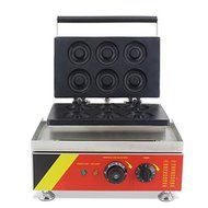 Open Kitchen NP-4 Commerical/Home Use 6pcs 110v 220v Electric Commercial 7.5cm Donut Doughnut Machine Maker Iron... N6