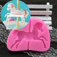 Anyana Carousel Silicone Fondant Mold Cake Decorating Pastry Gum Pastry Tool Kitchen Tool Sugar Paste Baking Mould...