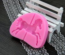 Anyana Carousel Silicone Fondant Mold Cake Decorating Pastry Gum Pastry Tool Kitchen Tool Sugar Paste Baking Mould... N2