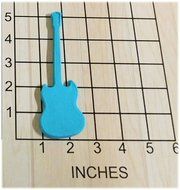 Gibson SG Guitar Shaped Cookie Fondant Cutter and Stamp #1039