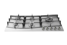 Empava 34" Stainless Steel Built-in 5 Burners Stove Gas Hob Fixed Cooktop, 4.33" H N2