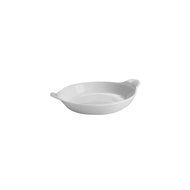 White Round Shirred Egg Au Gratin