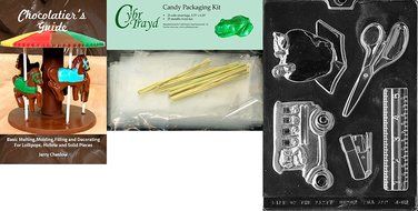 Cybrtrayd J082 Teacher&#039;s Kit Chocolate Candy Mold with Exclusive Cybrtrayd Copyrighted Chocolate Molding Instructions N5