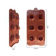 Ludan 6 Cavities Chocolate Cartoon Cute Spoon Silicone DIY Non Stick High Teperature Resistance Ice Cube Jelly... N5