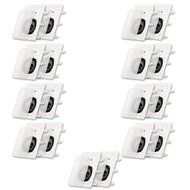 Acoustic Audio CS-IW520 In Wall Speaker 9 Pair Pack 2 Way Home Theater 3600 Watt CS-IW520-9PR