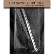 Dress My Cupcake Chocolate Candy Mold, Baseball Bat-Flat Back