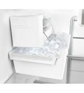 Monochromatic Stainless Steel Whirlpool 18 Cu. Ft. Sidekicks ... N4