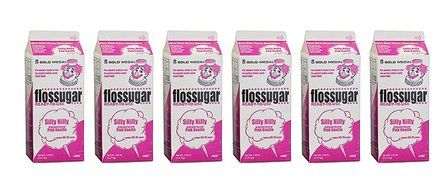 Vanilla Pink Flossugar, 6-1/2 Gallon Cartons / Case N2