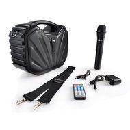 Pyle Portable Speaker karaoke PA System - Bluetooth Flashing DJ Lights, Built-in Rechargeable Battery, Wireless... N4