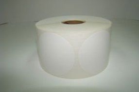 1 Roll 750 2" Round Direct Thermal Labels Zebra 2824