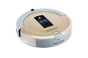Amtidy A325 Robotinc Intelligent Robotic Vacuum Cleaner Sweep, Vacuum, Dry Mopping and Sanitize (Light Golden) N9