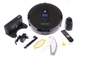 Amtidy A325 Robotinc Intelligent Robotic Vacuum Cleaner Sweep, Vacuum, Dry Mopping and Sanitize (Light Golden) N11