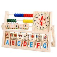 Abacus Wooden Toys ，BeautyVan Kids Learning Versatile Flap Abacus Wooden Toys N4