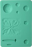 Wilton 409-2530 2-Piece Flower Impression Mold, Green N2