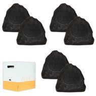 Acoustic Audio G6RS Granite 6.5" Rock Speaker 3 Pair Pack and Wire Outdoor Weatherproof