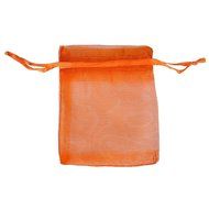 Candy Small Bag DZT1968&reg; 100pcs Organza Wedding Party Decoration Gift Candy Sheer Bags Pouches (Black) N22