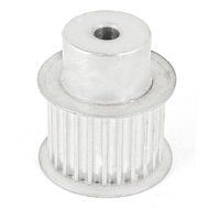 Water &amp; Wood 1/5" Pitch 25 Tooth Synchronous Timing Belt Pulley Silver Tone