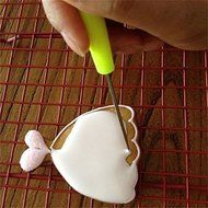 1 Pcs Scriber Needle Modelling Tool Marking Patterns Icing Sugar Cake Decorating,Random Color by Crqes N5