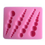 4 Strings Of Pearl Fondant Sugar Paste Bead Mold Clay Chocolate Mould Cake Decorating Tools Yihuily N149