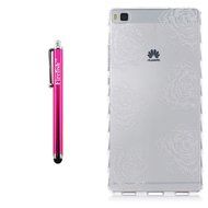 Huawei P8 Lite Case, Firefish Durable Soft TPU Back Case [Soft-Flex] Drop Protection Scratch-Resistant Cover Skin... N180