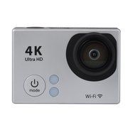 YELIN Wifi Action Camera (Silver) 4K25, 1080p60 170 Degree Lens +Extra 1 Batteries N11