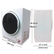 Panda Portable Compact Stainless Steel Tumble Dryer Apartment Size 110v 13lbs/3.75 Cu.ft. PAN760SF N10