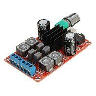 Funnytoday365 2X50W Digital Power Amplifier Board 5V To 24V Dual Channel Stereo Amp Tpa3116D2 N2