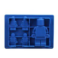 Gwogo Minifigure Building Brick Silicone Ice Tray Candy Chocolate Mold - for Lego Lovers(2 Pcs) N26