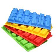 Gwogo Minifigure Building Brick Silicone Ice Tray Candy Chocolate Mold - for Lego Lovers(2 Pcs) N27