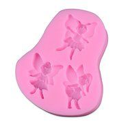 Beautiful Three Little Angel Shaped Food Grade Silicone Mold by uGen! Soap Ice Cake Mold. Sugarcraft Chocolate...