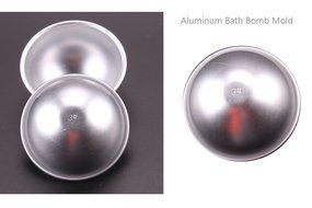 Aluminum Bath Bomb Mold Metal Bath Bomb Molds Ball Makes N2