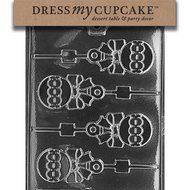 Dress My Cupcake Chocolate Candy Mold, Rattle Lollipop, Baby Shower