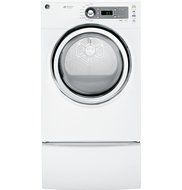 GE GFDS140GDWW 7.0 Cu. Ft. White Stackable With Steam Cycle Gas Front Load Dryer N2