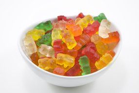 BAWAB Silicone Gummy Bear Mold with BONUS DROPPER FOR EASY FILLING! &ndash; 50 Cavity 1 Pack | 100% LFGB Silicone, No... N7