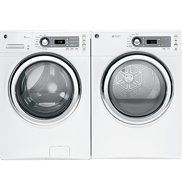GE GFDS140GDWW 7.0 Cu. Ft. White Stackable With Steam Cycle Gas Front Load Dryer N3