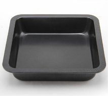 niceeshop(TM) 8 Inch Diy Non-stick Carbon Steel Square Deepen Cake Pan Pizza Plate Baking Pan N2