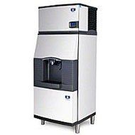 Manitowoc ID-0302A-SFA-291 310 Lb Air-Cooled Full Cube Ice Machine w/ SFA-291 Hotel Dispenser