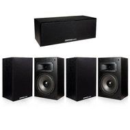 Acoustic Audio 4 Bookshelf &amp; Center Home Speakers 5 Piece Set 350 Watt PS-S5C4-5