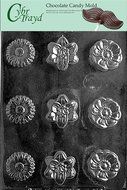 Cybrtrayd F095 Flower Soap Assorted Chocolate Candy Mold with Exclusive Cybrtrayd Copyrighted Chocolate Molding...