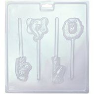 Zoo Animals Chocolate Lollipop Mold