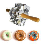 RUIMI Donut Maker Cutter 6 Sides Roller Revolving Mold Doughnut Tool Fondant Cake Bread Desserts Mould DIY Home... N2