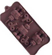 1 X Silicone Cars Jello Chocolate Pudding Baking Mould Cake Decoration DIY Pan 8Cav N7