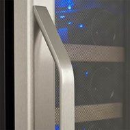 EdgeStar 18 Bottle Built-In Wine Cooler - Black/Stainless Steel N3