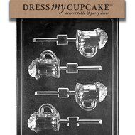 Dress My Cupcake Chocolate Candy Mold, Beer Mug Lollipop