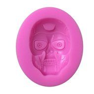 Silicone Mold Fondant Halloween Skull Head Cake Decorating Tools Silicone Sugarcraft Soap Cake Mold N3