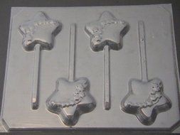 Shooting Star Chocolate Candy Lollipop Mold