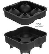 Ramini Brands Premium Whiskey Ice Ball Maker Mould Tray With Lid - Bonus Recipes - Jello Cake Pops Chocolate Candy... N10